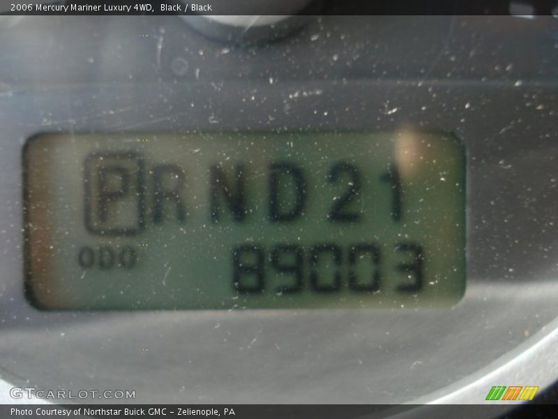 Black / Black 2006 Mercury Mariner Luxury 4WD