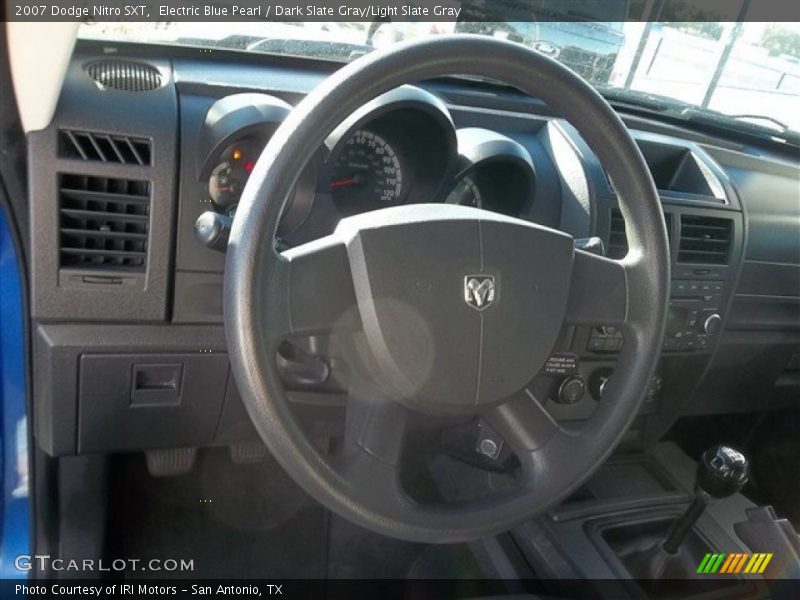 Electric Blue Pearl / Dark Slate Gray/Light Slate Gray 2007 Dodge Nitro SXT