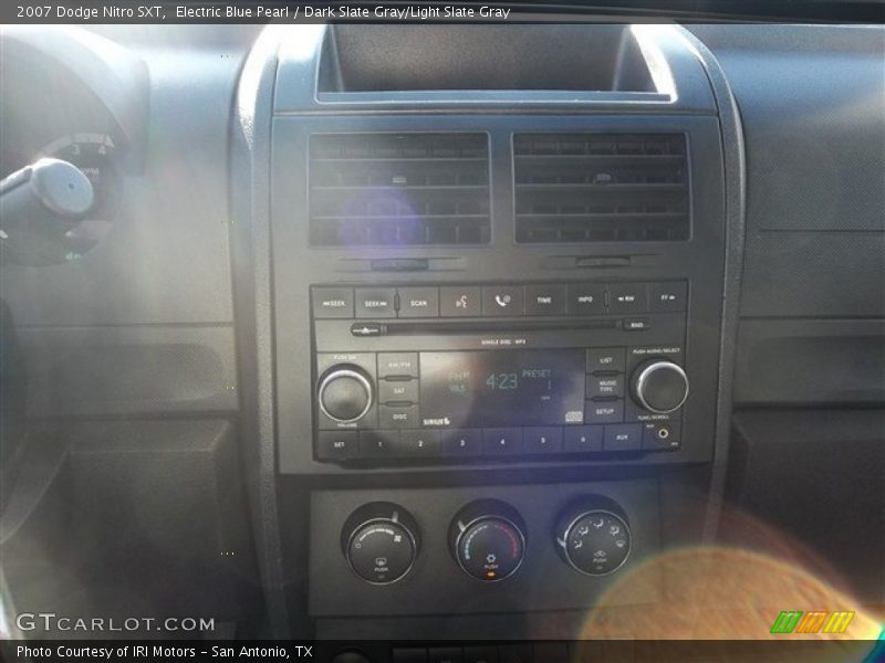 Electric Blue Pearl / Dark Slate Gray/Light Slate Gray 2007 Dodge Nitro SXT