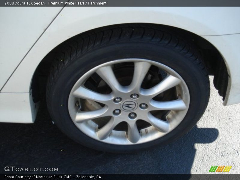 Premium White Pearl / Parchment 2008 Acura TSX Sedan