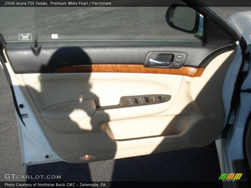 Premium White Pearl / Parchment 2008 Acura TSX Sedan