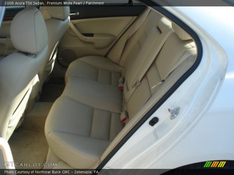 Premium White Pearl / Parchment 2008 Acura TSX Sedan