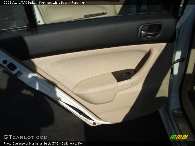 Premium White Pearl / Parchment 2008 Acura TSX Sedan