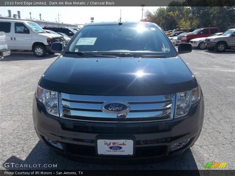 Dark Ink Blue Metallic / Charcoal Black 2010 Ford Edge Limited