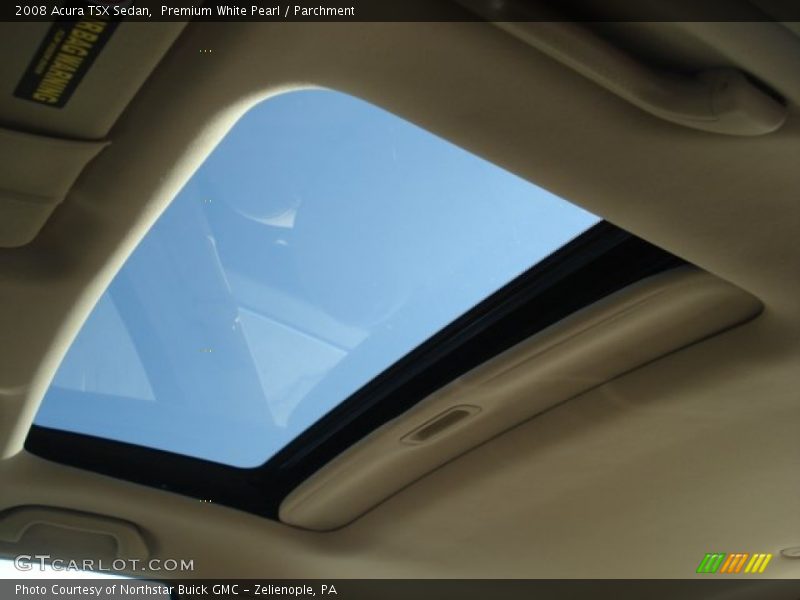 Premium White Pearl / Parchment 2008 Acura TSX Sedan