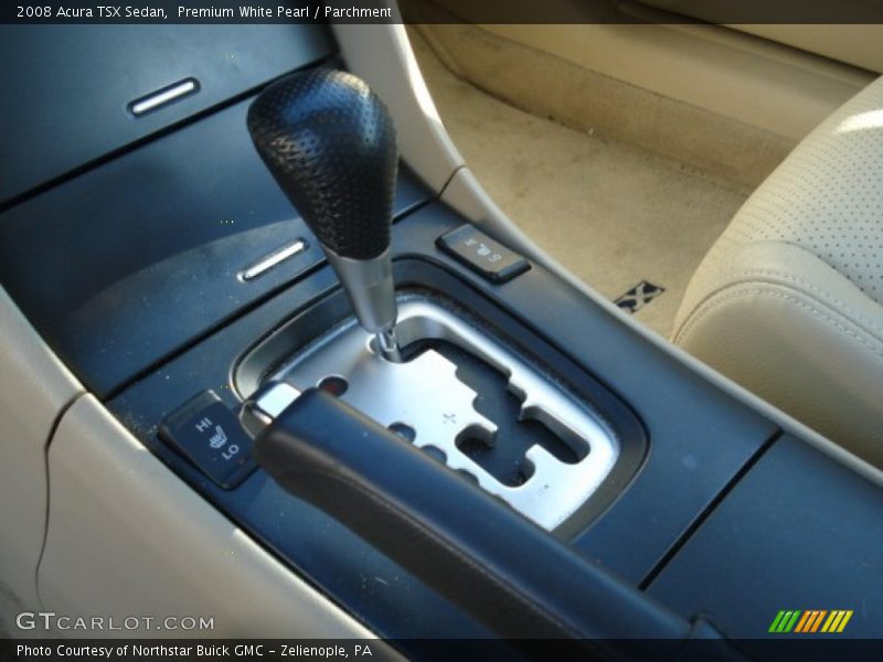 Premium White Pearl / Parchment 2008 Acura TSX Sedan