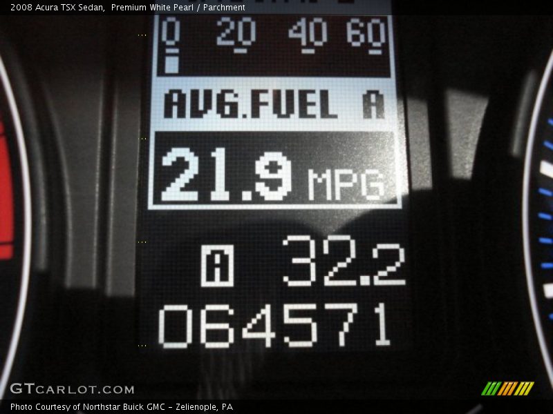 Premium White Pearl / Parchment 2008 Acura TSX Sedan