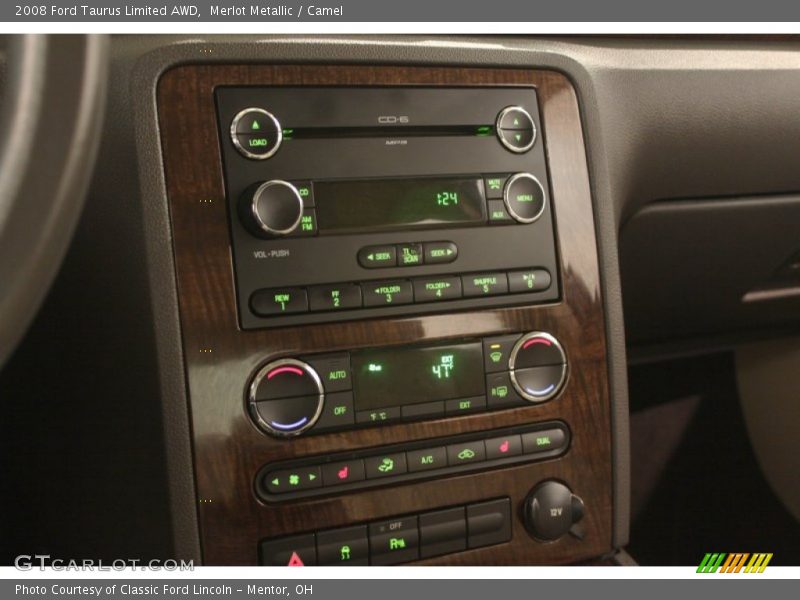 Merlot Metallic / Camel 2008 Ford Taurus Limited AWD