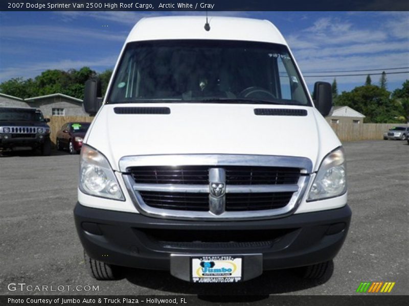 Arctic White / Gray 2007 Dodge Sprinter Van 2500 High Roof Cargo