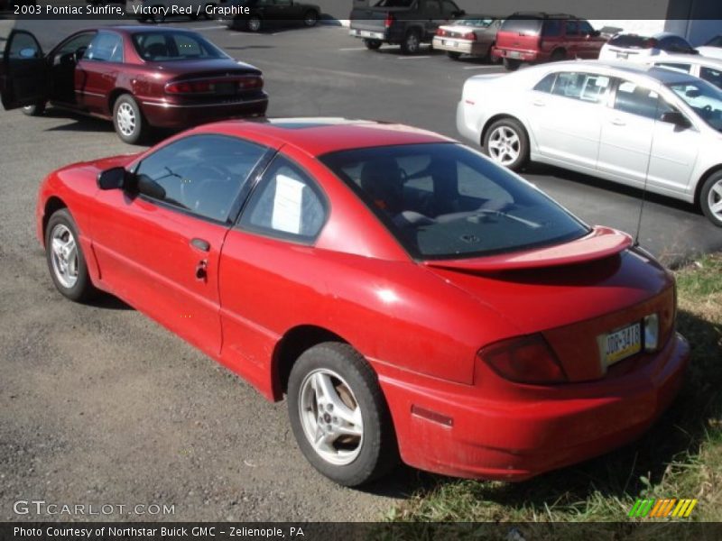 Victory Red / Graphite 2003 Pontiac Sunfire