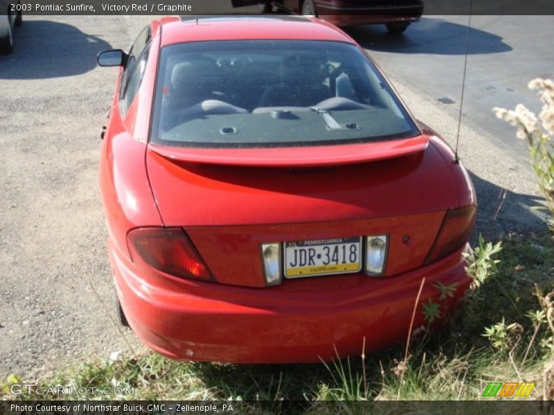 Victory Red / Graphite 2003 Pontiac Sunfire