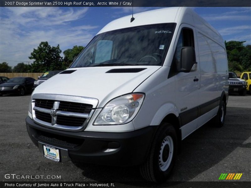Arctic White / Gray 2007 Dodge Sprinter Van 2500 High Roof Cargo