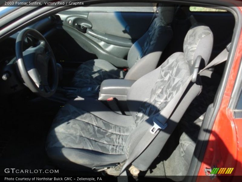 Front Seat of 2003 Sunfire 