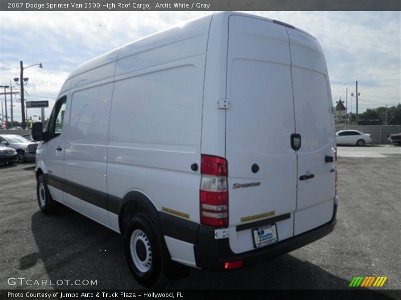 Arctic White / Gray 2007 Dodge Sprinter Van 2500 High Roof Cargo