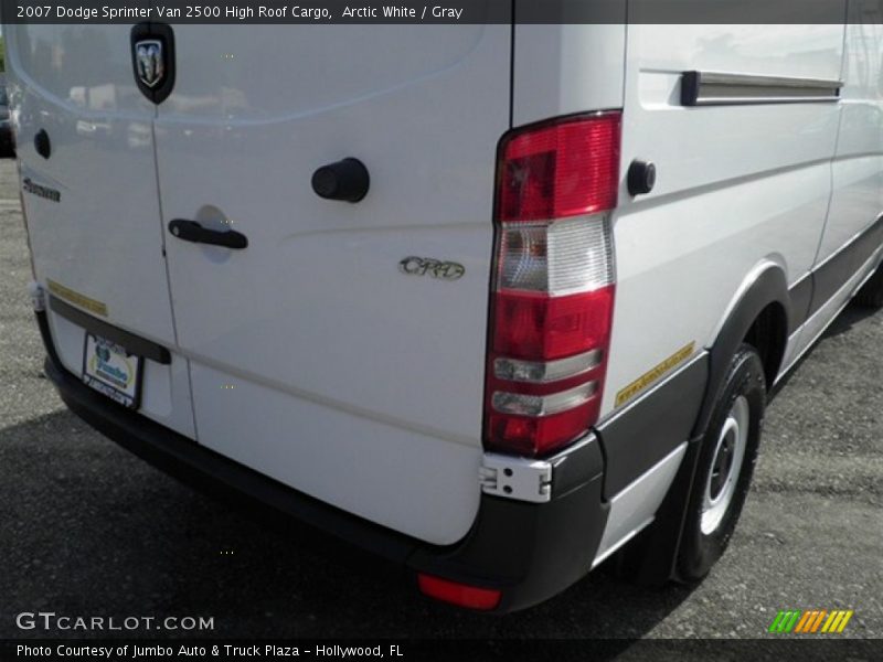 Arctic White / Gray 2007 Dodge Sprinter Van 2500 High Roof Cargo