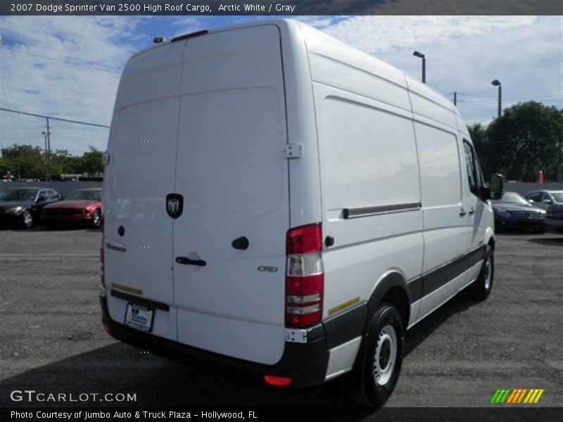 Arctic White / Gray 2007 Dodge Sprinter Van 2500 High Roof Cargo