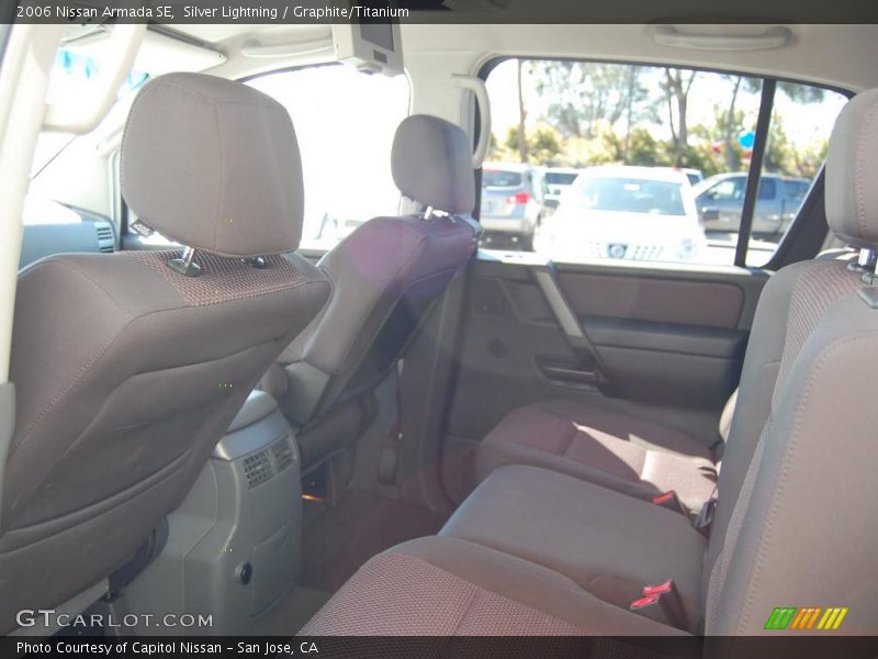 Silver Lightning / Graphite/Titanium 2006 Nissan Armada SE