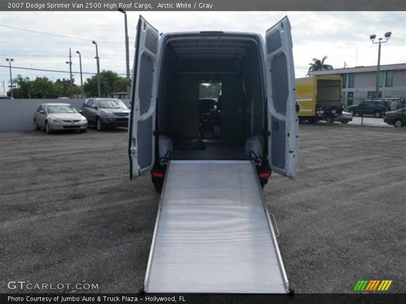 Arctic White / Gray 2007 Dodge Sprinter Van 2500 High Roof Cargo