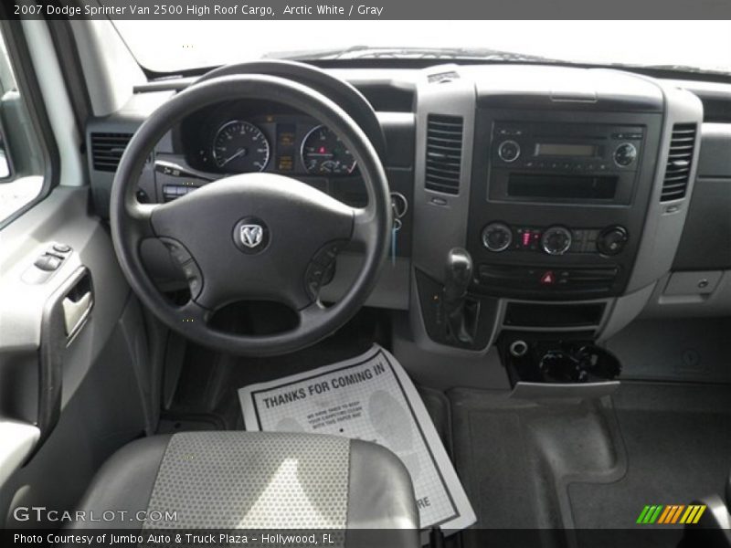 Arctic White / Gray 2007 Dodge Sprinter Van 2500 High Roof Cargo