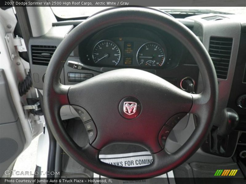 Arctic White / Gray 2007 Dodge Sprinter Van 2500 High Roof Cargo