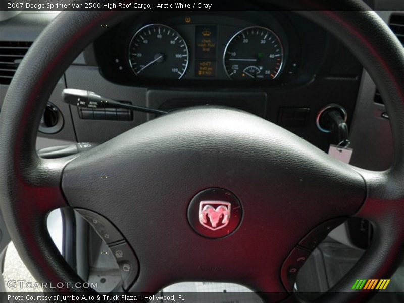 Arctic White / Gray 2007 Dodge Sprinter Van 2500 High Roof Cargo