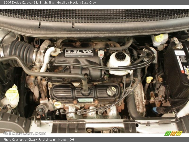 Bright Silver Metallic / Medium Slate Gray 2006 Dodge Caravan SE