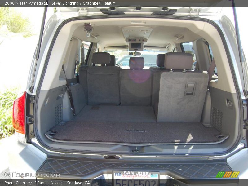 Silver Lightning / Graphite/Titanium 2006 Nissan Armada SE