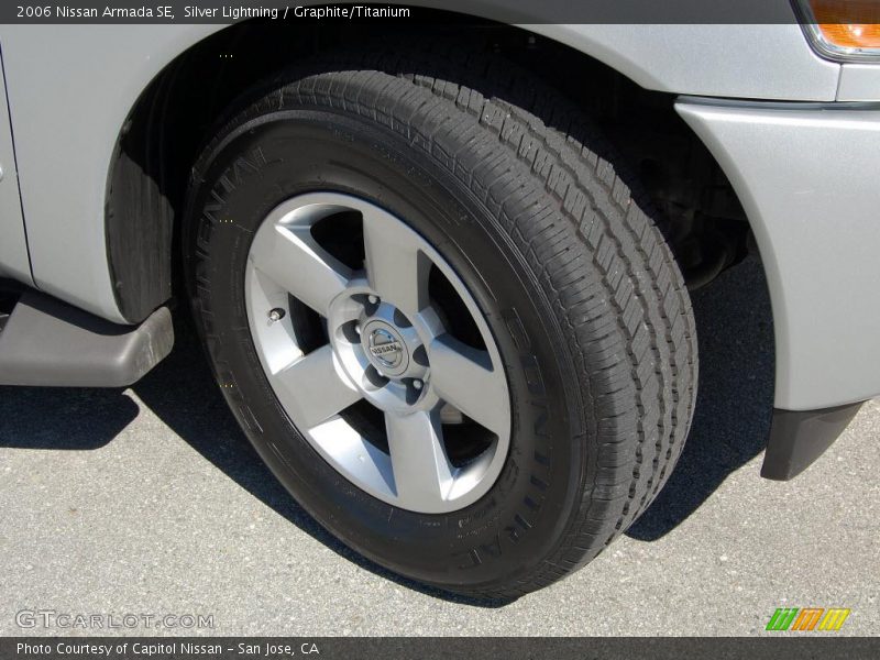 Silver Lightning / Graphite/Titanium 2006 Nissan Armada SE