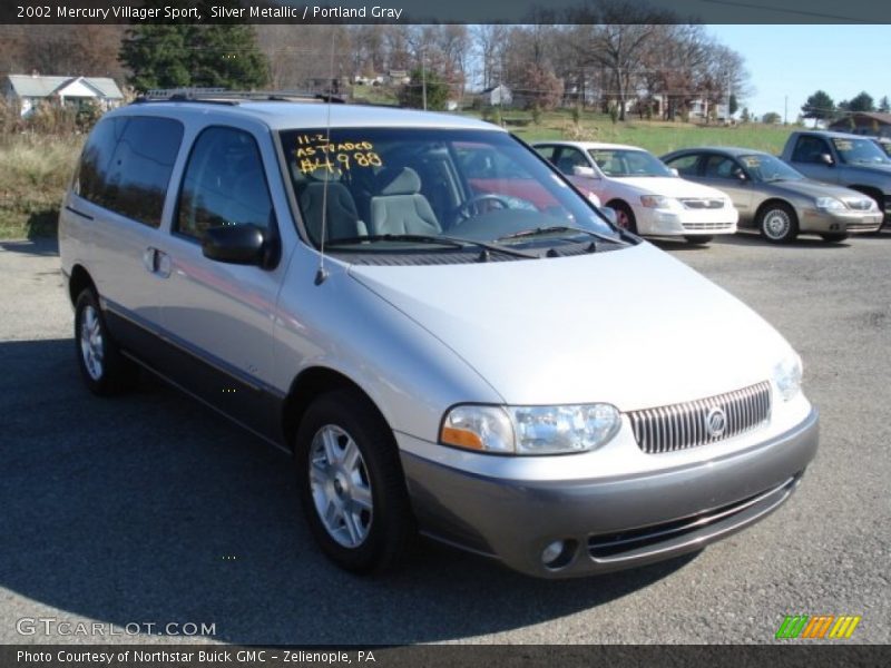 Silver Metallic / Portland Gray 2002 Mercury Villager Sport
