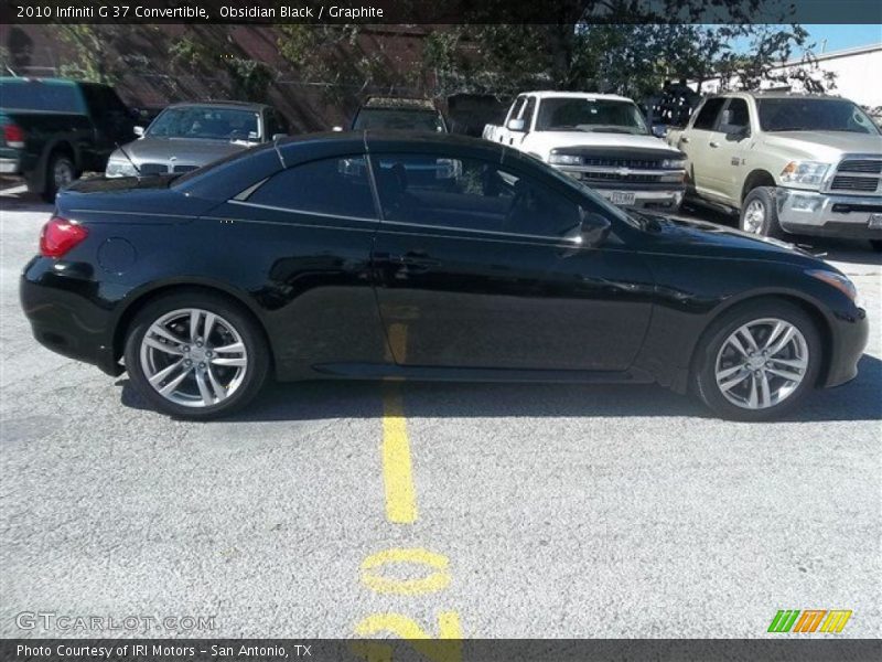 Obsidian Black / Graphite 2010 Infiniti G 37 Convertible