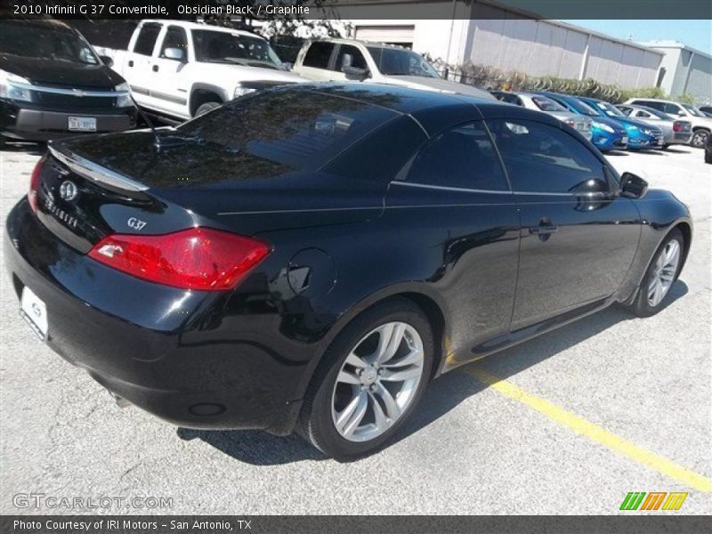 Obsidian Black / Graphite 2010 Infiniti G 37 Convertible