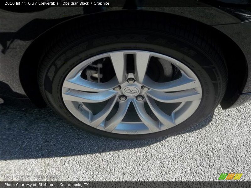 Obsidian Black / Graphite 2010 Infiniti G 37 Convertible