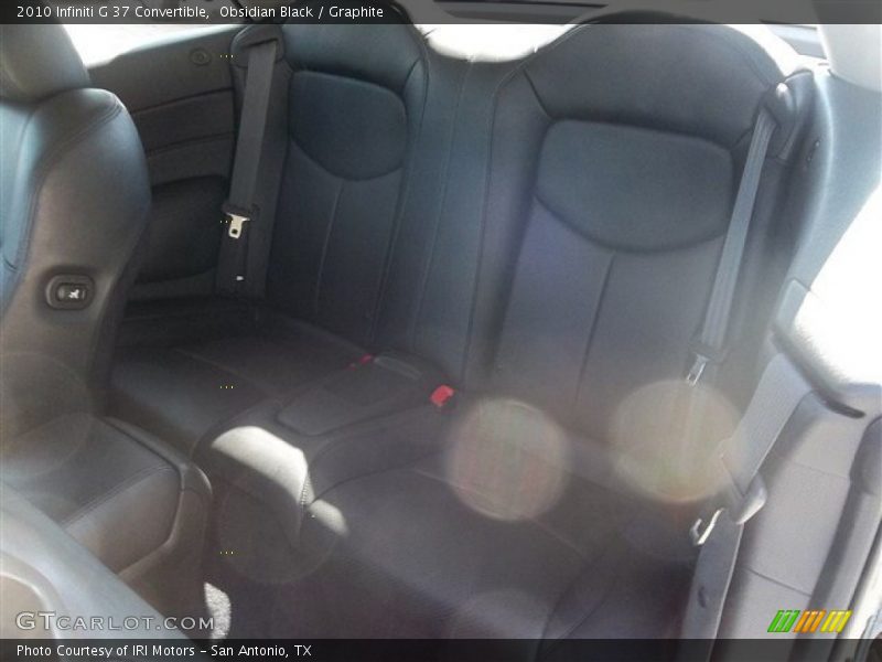 Obsidian Black / Graphite 2010 Infiniti G 37 Convertible
