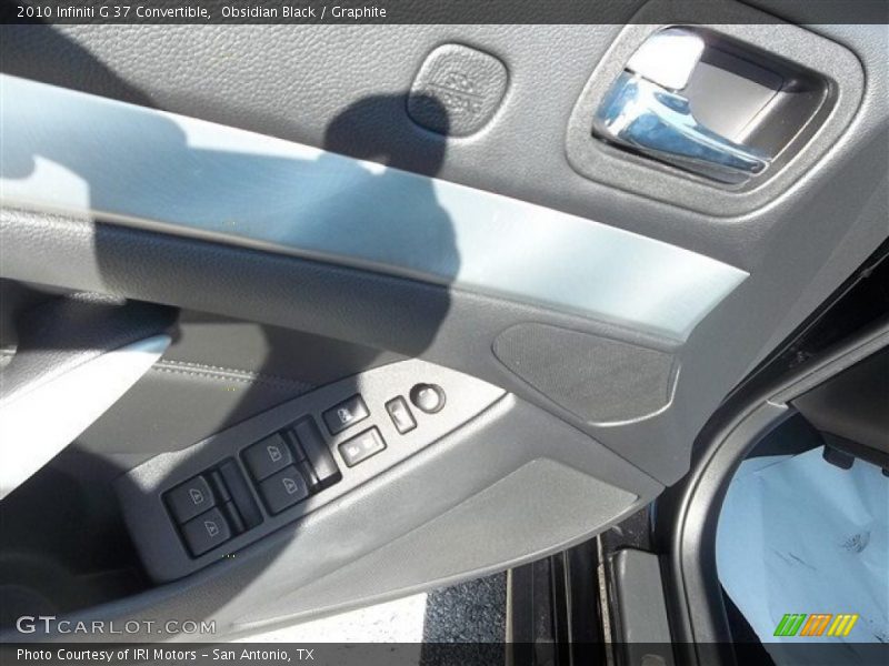 Obsidian Black / Graphite 2010 Infiniti G 37 Convertible