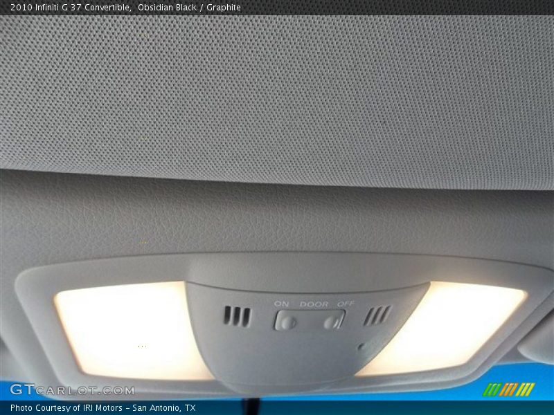 Obsidian Black / Graphite 2010 Infiniti G 37 Convertible