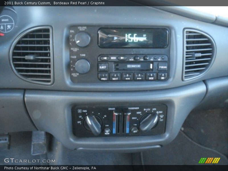 Bordeaux Red Pearl / Graphite 2001 Buick Century Custom