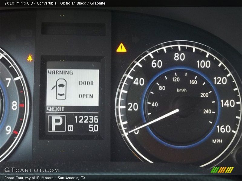 Obsidian Black / Graphite 2010 Infiniti G 37 Convertible