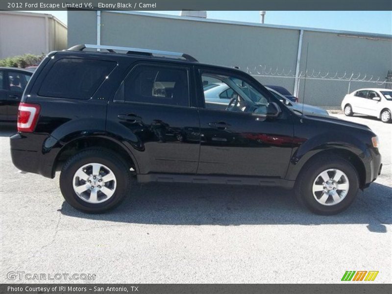 Ebony Black / Camel 2012 Ford Escape Limited V6