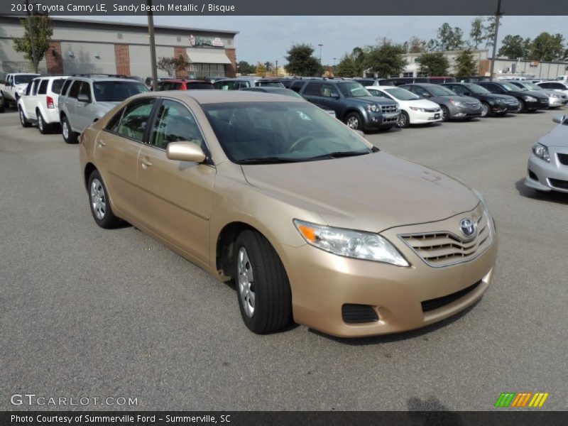 Sandy Beach Metallic / Bisque 2010 Toyota Camry LE