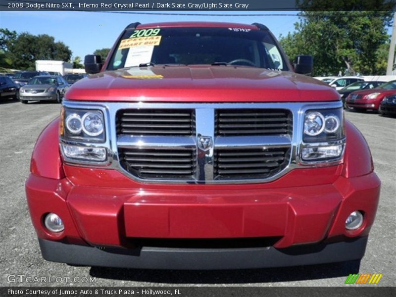 Inferno Red Crystal Pearl / Dark Slate Gray/Light Slate Gray 2008 Dodge Nitro SXT