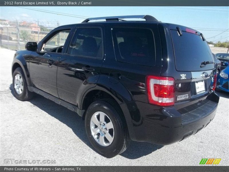 Ebony Black / Camel 2012 Ford Escape Limited V6