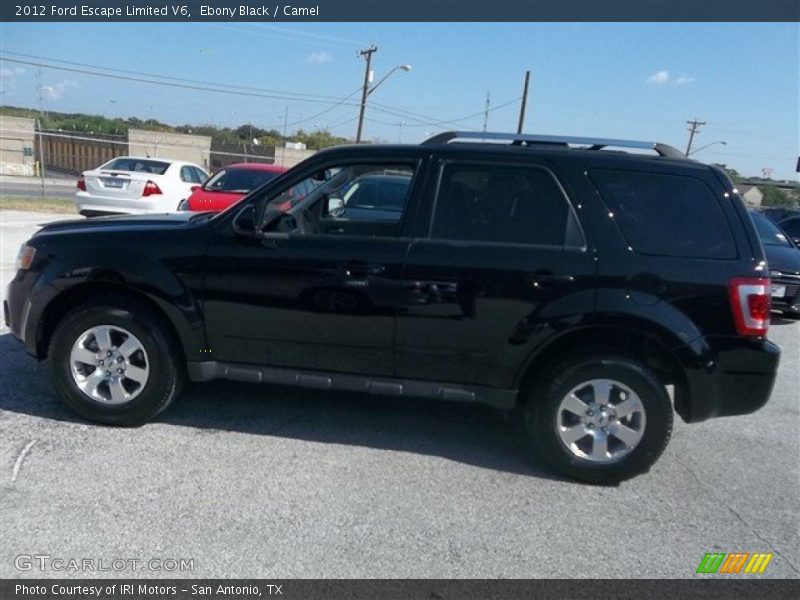 Ebony Black / Camel 2012 Ford Escape Limited V6