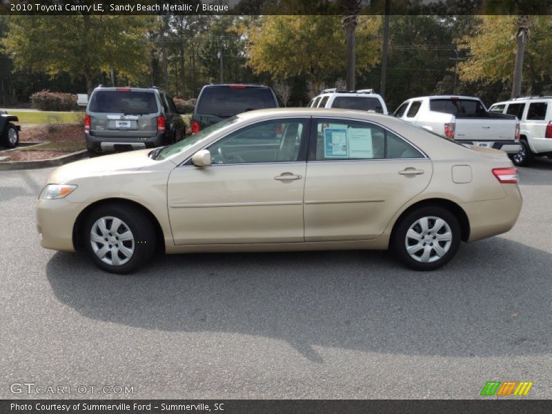 Sandy Beach Metallic / Bisque 2010 Toyota Camry LE