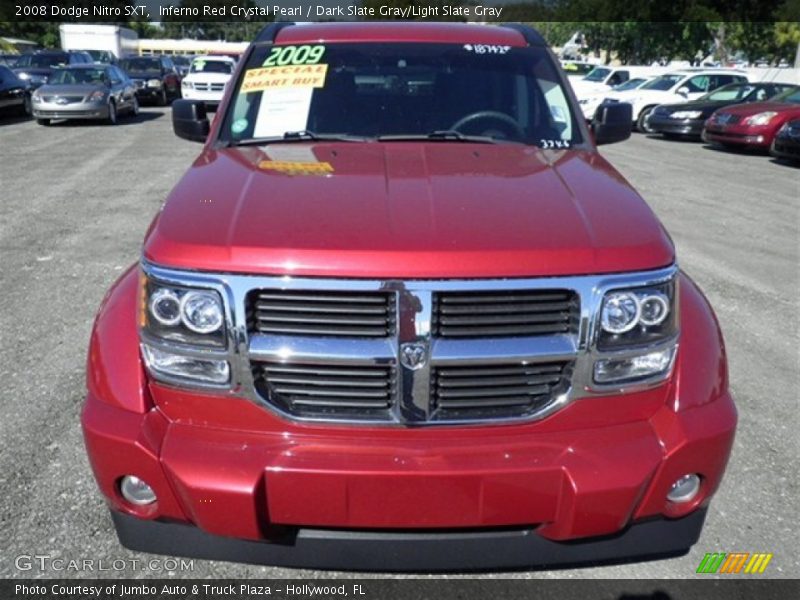 Inferno Red Crystal Pearl / Dark Slate Gray/Light Slate Gray 2008 Dodge Nitro SXT