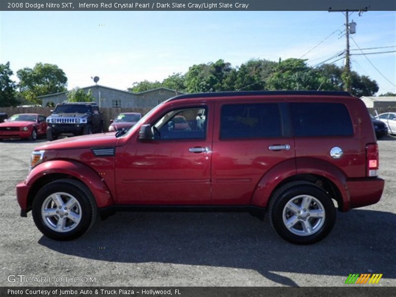 Inferno Red Crystal Pearl / Dark Slate Gray/Light Slate Gray 2008 Dodge Nitro SXT