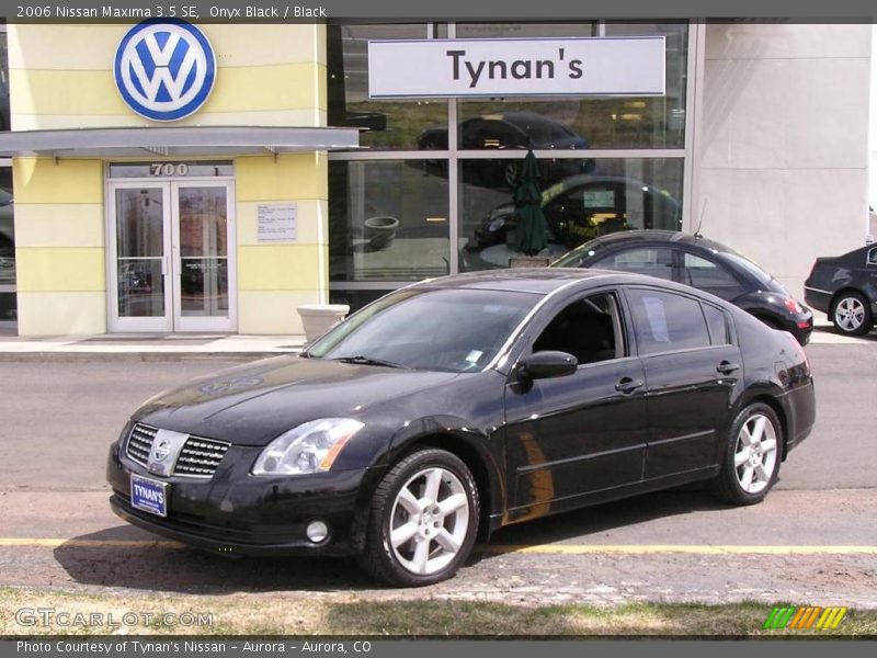 Onyx Black / Black 2006 Nissan Maxima 3.5 SE
