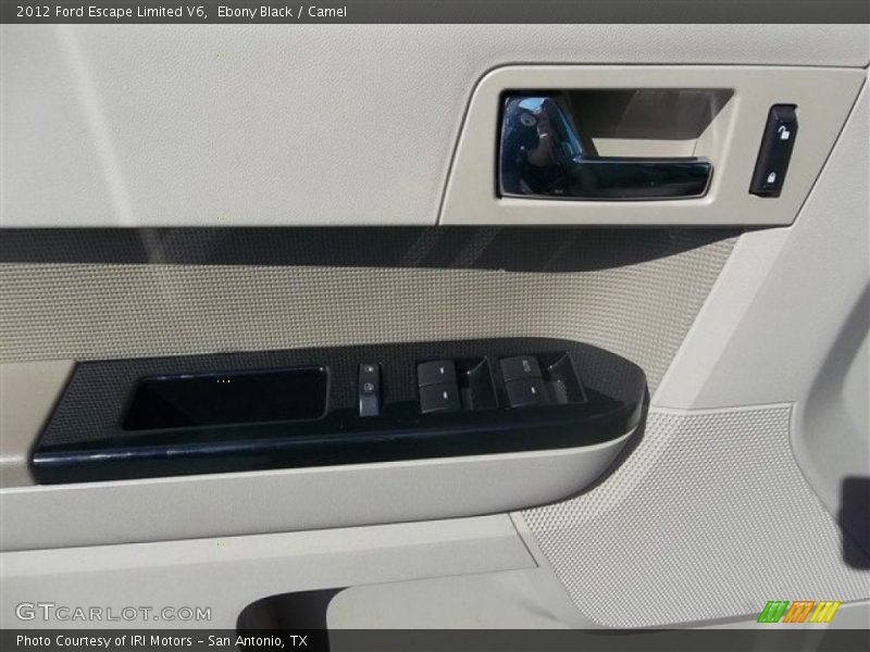 Ebony Black / Camel 2012 Ford Escape Limited V6