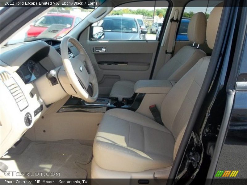Ebony Black / Camel 2012 Ford Escape Limited V6