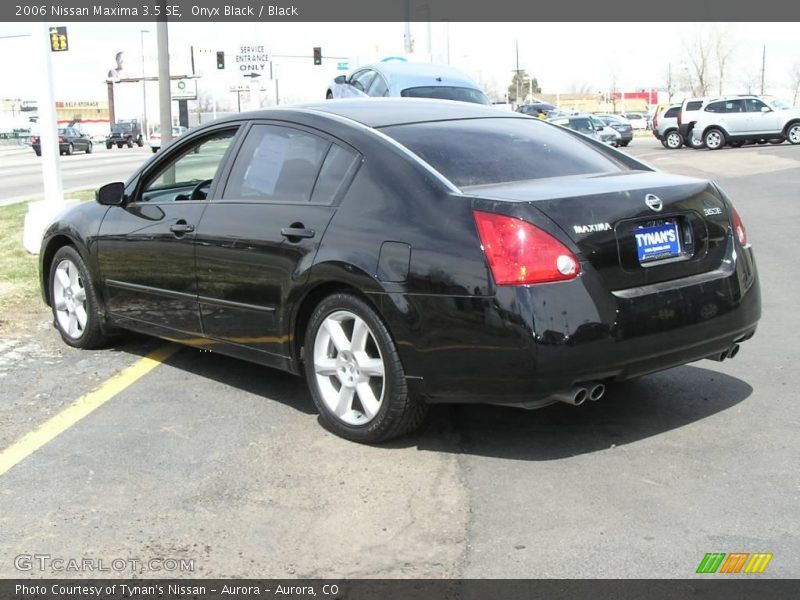 Onyx Black / Black 2006 Nissan Maxima 3.5 SE