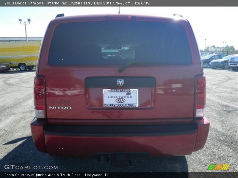 Inferno Red Crystal Pearl / Dark Slate Gray/Light Slate Gray 2008 Dodge Nitro SXT